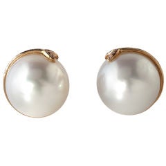 Ashok Sancheti South Sea Pearl Earrings