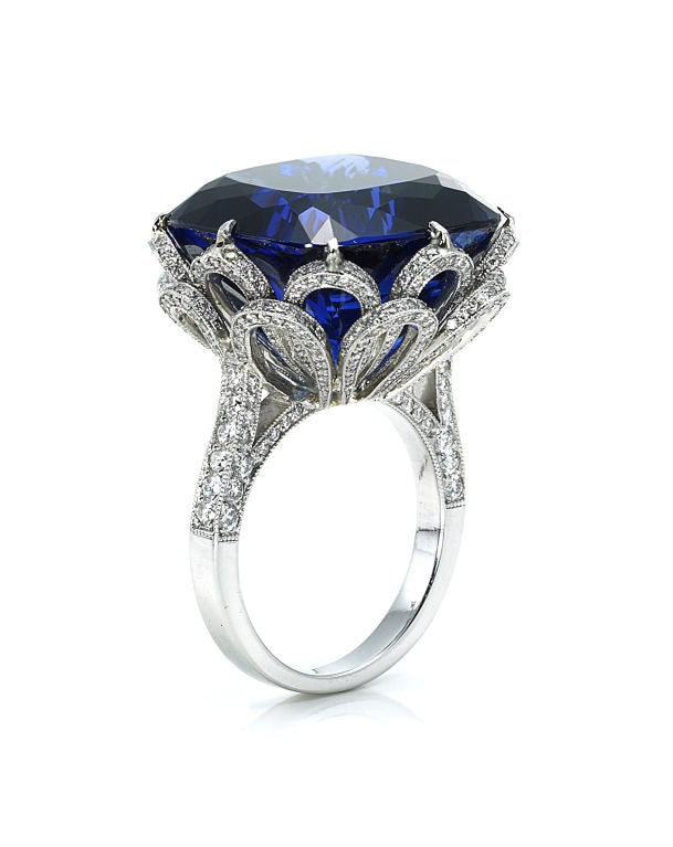 The rare and incredibly beautiful Tanzanite is a stone of dreams. Its color alone requires a multitude of words and adjectives, and yet none seem to truly capture this stone’s beauty.  Is it blue, lavender blue, is it a deeper blue than a