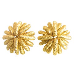 Van Cleef and Arpels  Gold Earrings