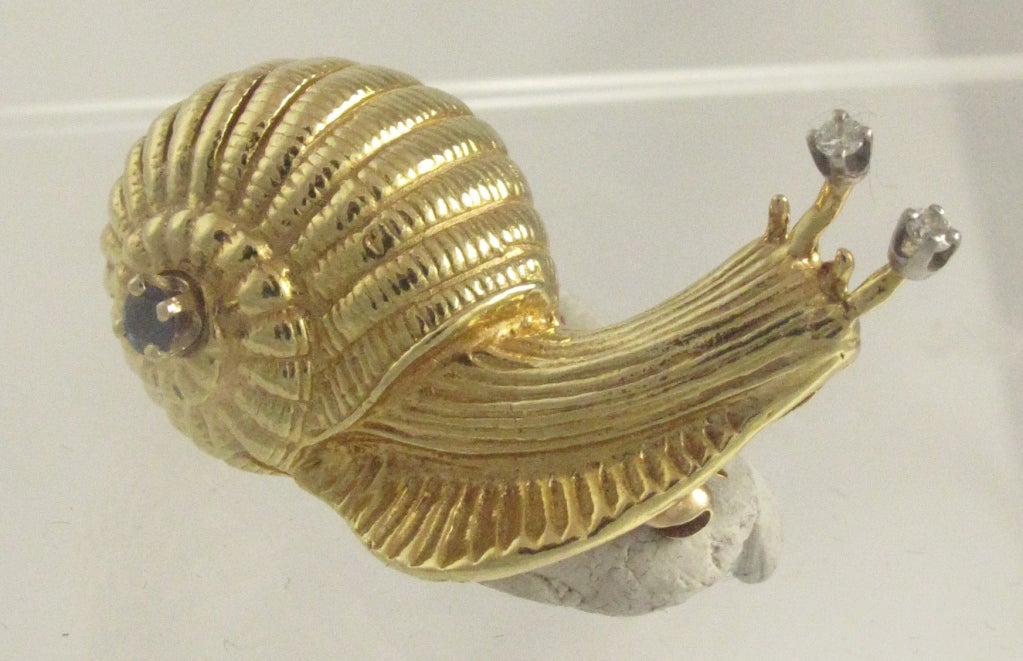 Cartier Snail Brooch