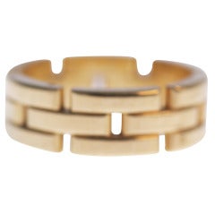 Cartier Mes's Panthere Rose Gold Band Eternity Band