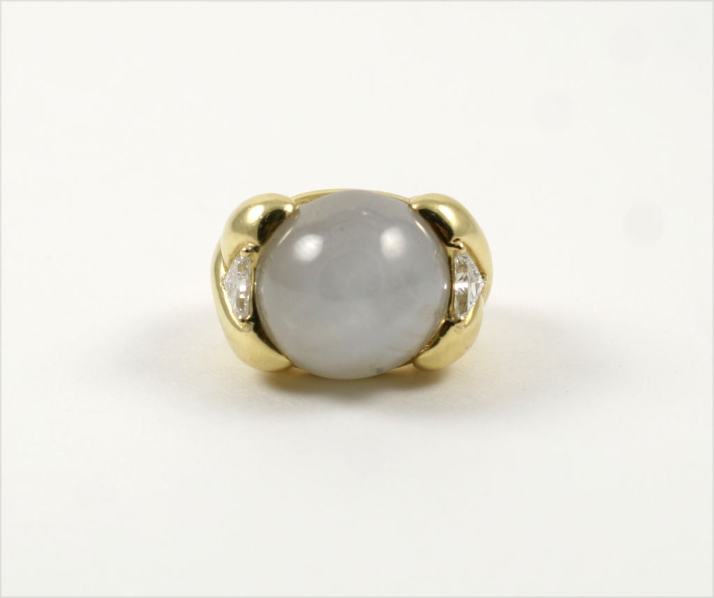 68 Carat Star Sapphire Cocktail Ring