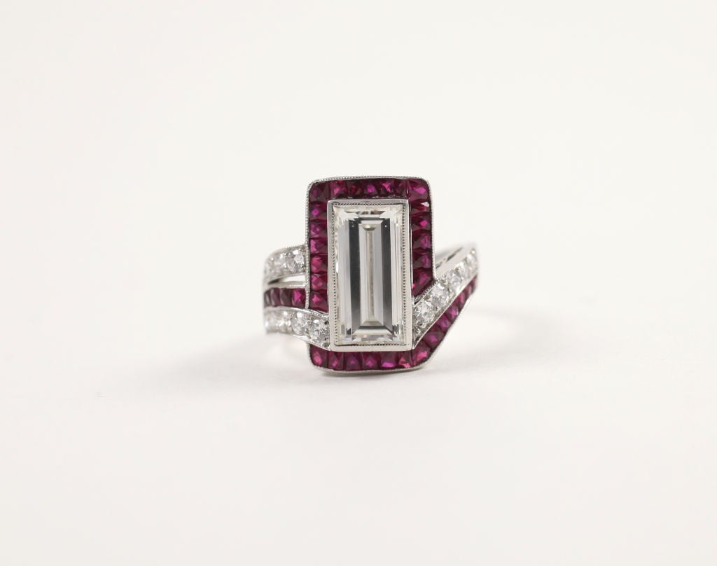 Exquisite Ruby and Diamond Ring
