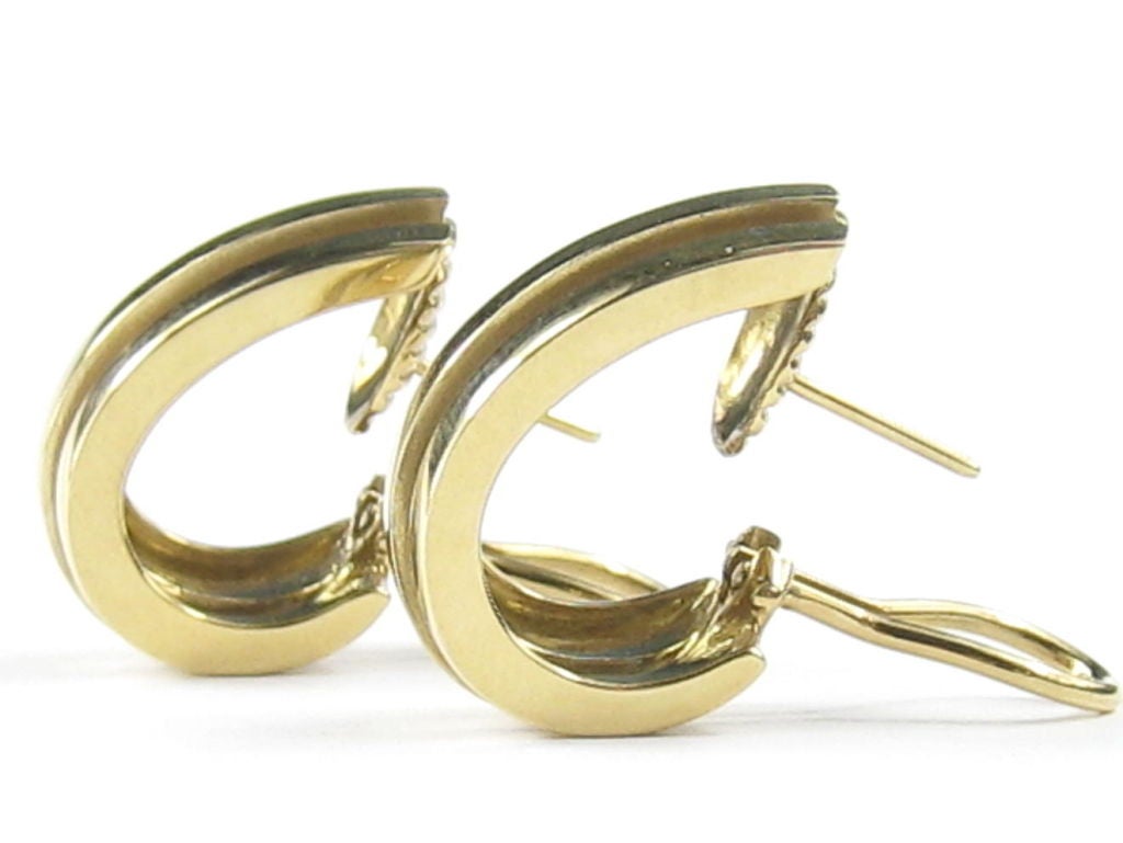 Tiffany & Co. Gold Hoop Earrings