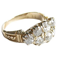 Vintage Old European Cut Diamond Gold Ring