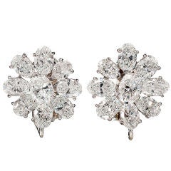 Diamond Cluster Earrings