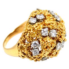 Boucheron Diamond and 18K Gold Ring