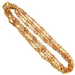 Sautoir 18K Gold Necklace