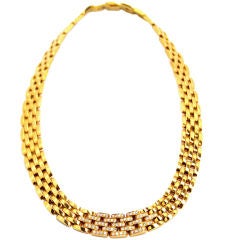 Cartier 18K Gold and Diamond Necklace