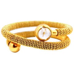 Van Cleef and Arpels 18K Watch Bracelet