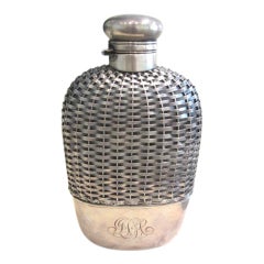 Vintage Sterling Silver Flask