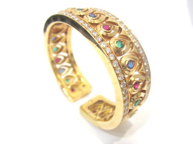 CARTIER Amazing Ruby, Sapphire, Emerald and Diamond Bracelet
