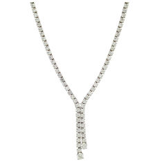 Elegant Lariat Diamond Necklace