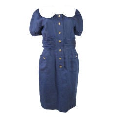 Vintage Chanel Linen Dress