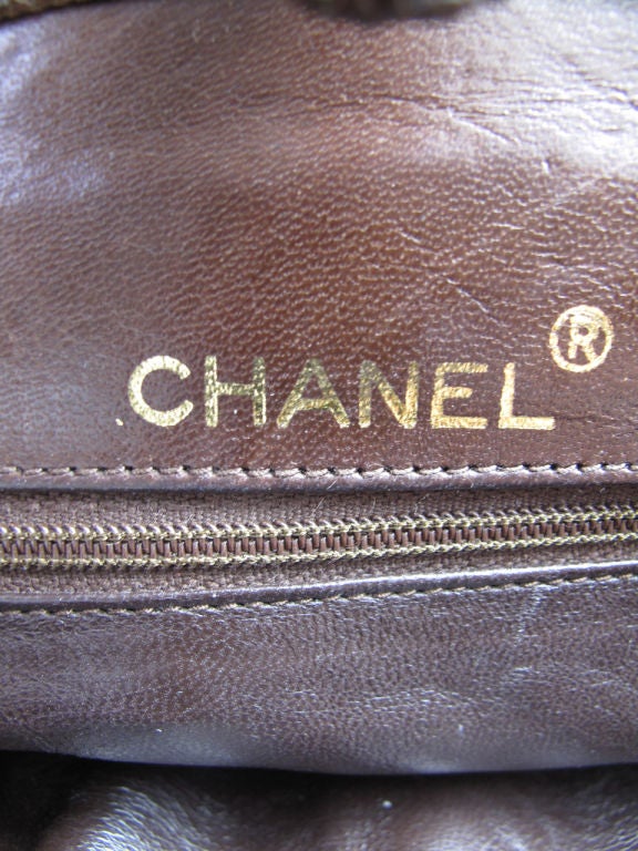 Chanel Handbag With Lizard Trim 1