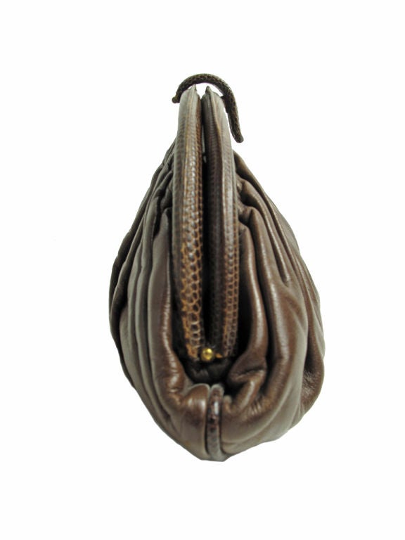 Chanel Handbag With Lizard Trim 2