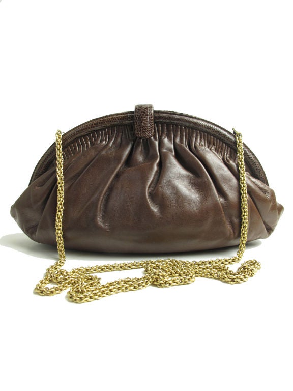 Chanel Handbag With Lizard Trim 5