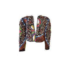Judith Roberts Patchwork and Beaded Jacket