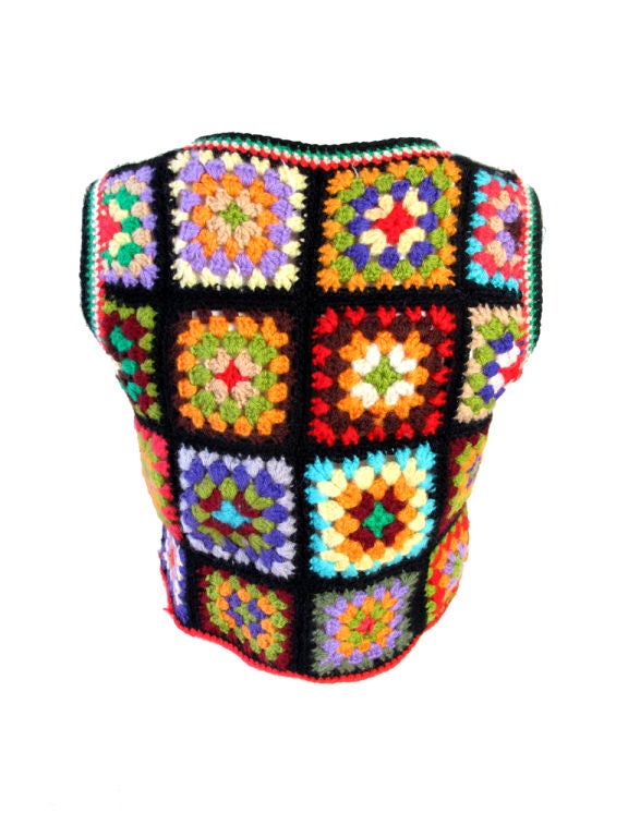 ADOLFO Crochet Vest 1