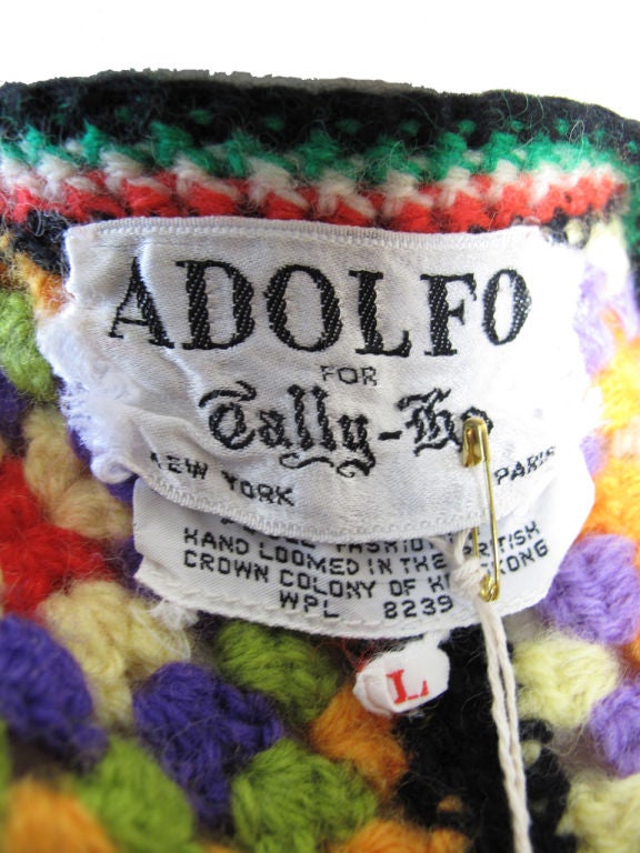 ADOLFO Crochet Vest 2