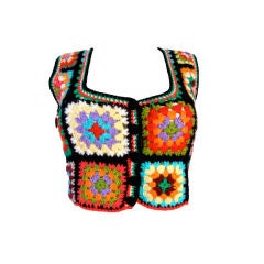 Vintage ADOLFO Crochet Vest