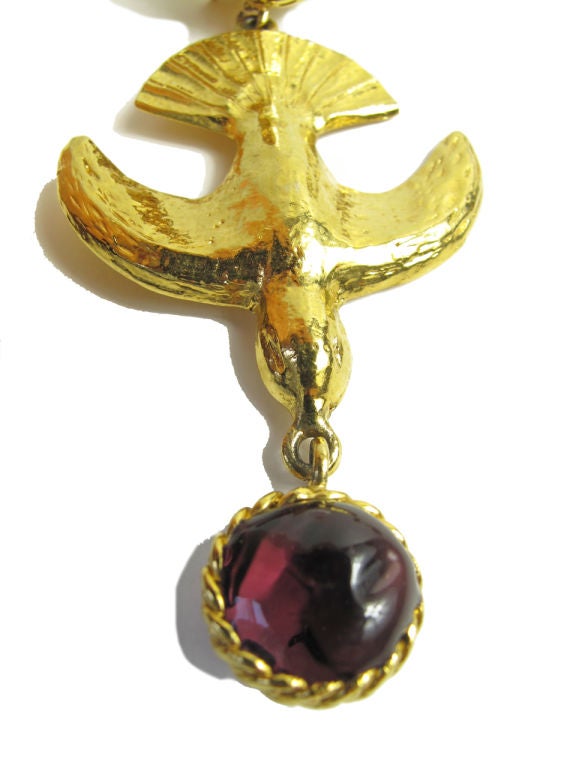 Women's CHANEL Swallow Earrings - extra large