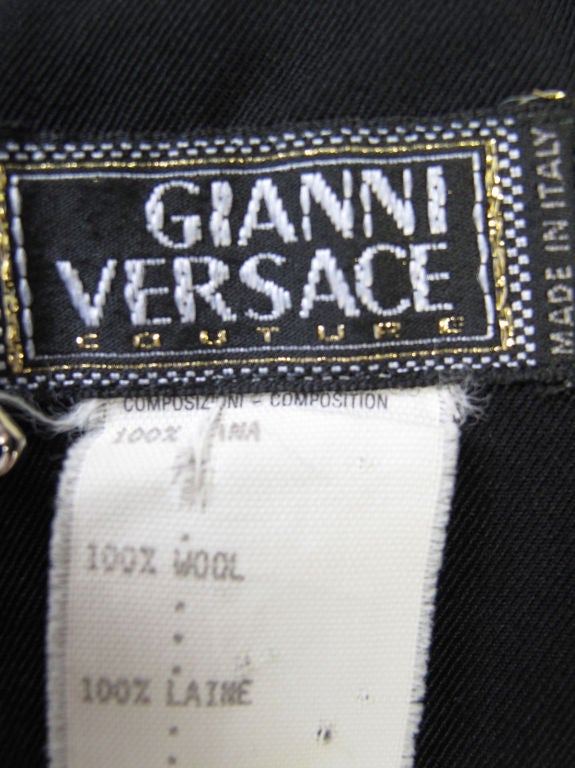 1990s Gianni Versace Couture Studded Dress 3