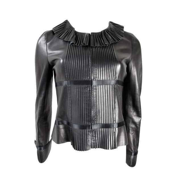 CHANEL Leather Jacket at 1stDibs