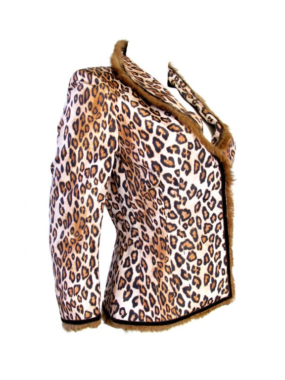 Alexander McQueen Leopard Blazer