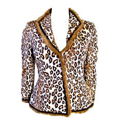 Vintage Alexander McQueen Leopard Blazer