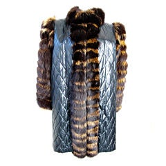Vintage Fox Fur with Quilted Body / Fur lined
