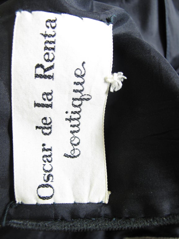 OSCAR De La RENTA Halter Gown with Collar 3
