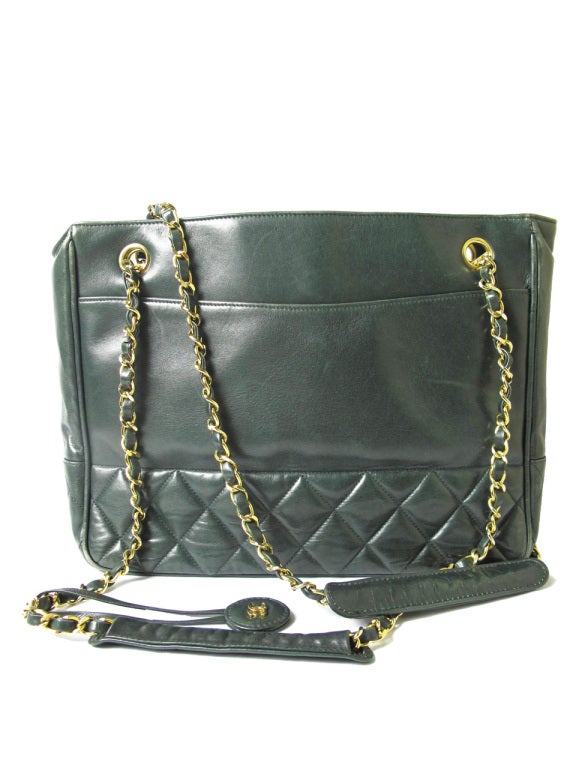 Women's CHANEL quilted tote bag