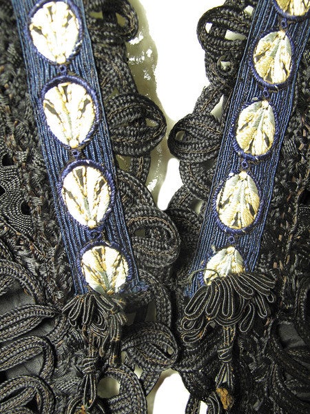 Black Bonwit Teller Lace Jacket Circa 1900