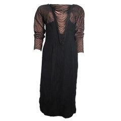 Early OLEG CASSINI Fringe Dress