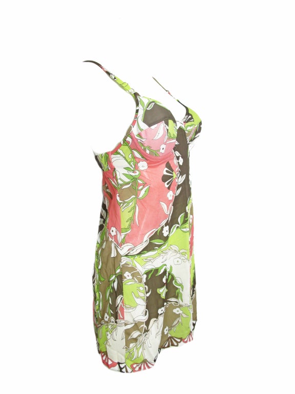 Emilio PUCCi for Form Fit Rogers slip dress.  32B bust, 20