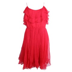Vintage Adele Simpson Chiffon Dress