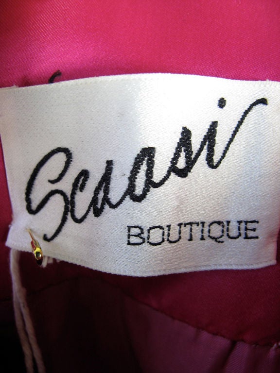 Scaasi Pink Ballgown Sale In Good Condition In Austin, TX