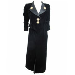 Yves Saint Laurent Rive Gauche velvet skirt and jacket 12
