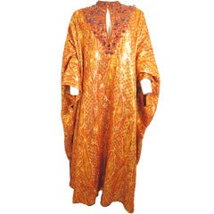 George Halley 60's Jeweled Caftan