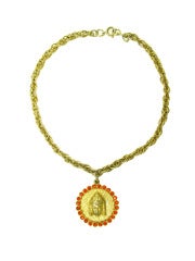 Judy Lee 1960's Hindu Goddess Necklace