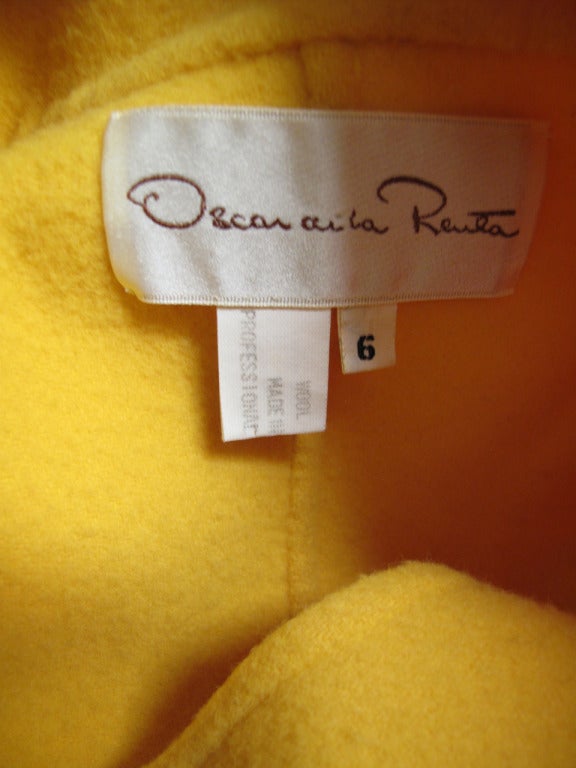 Oscar de la Renta wool jacket In Excellent Condition In Austin, TX