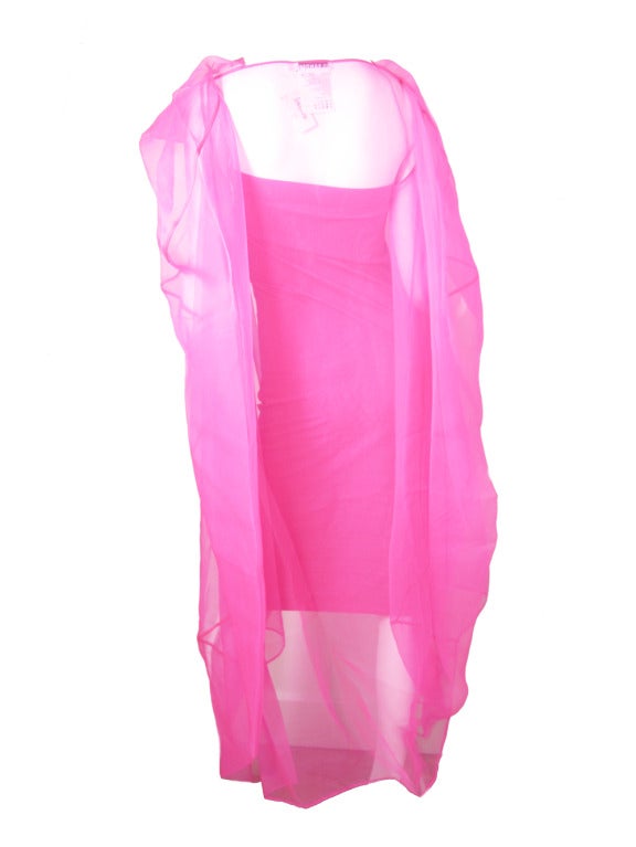 Pink Jil Sander evening dress sale