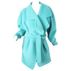 Vintage 1980s Claude Montana Over Sized Coat