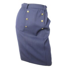 Valentino navy sailor skirt