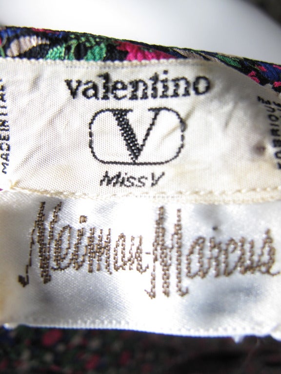 Valentino silk floral dress 1