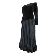 Vintage Mary Mcfadden One Shoulder Dress