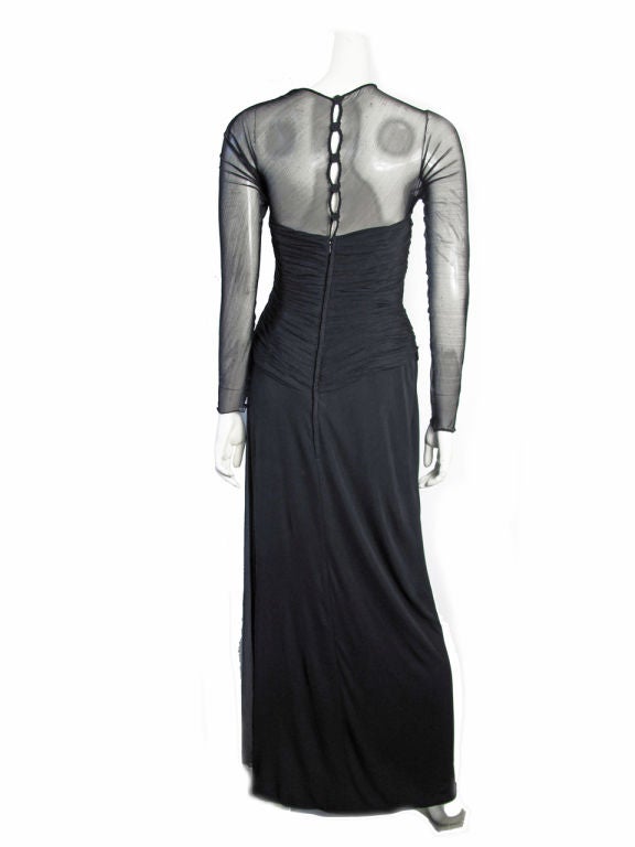 Vicky Tiel Couture 1980s Gown at 1stdibs