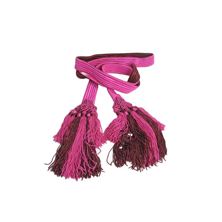 Yves Saint Laurent Tassel Belt at 1stdibs