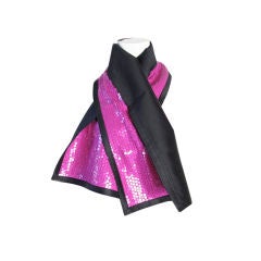 Yves Saint Laurent 80s Sequin Scarf